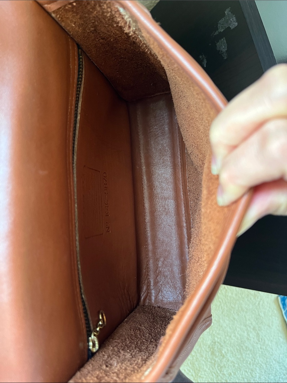 Vintage Coach 9870 Court Bag in British Tan - No Hangtag - Picture 11 of 16